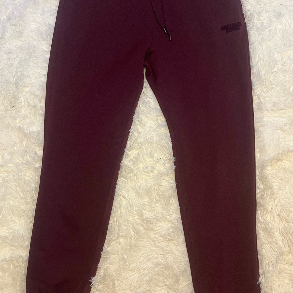 Michael Kors Deep Burgundy Joggers